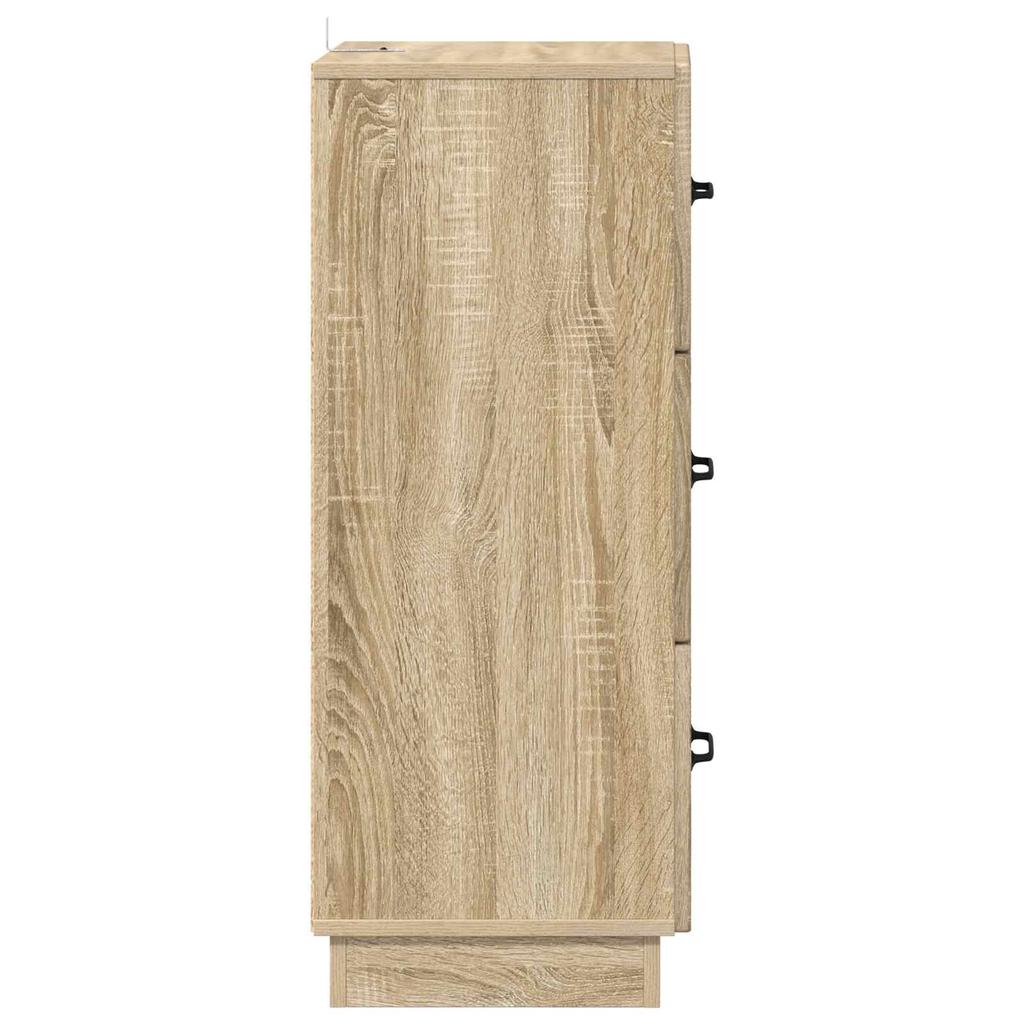 Mobile a cassetti Finitura Rovere Sonoma 33 x 34,5 x 87 cm Truciolato