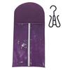 Wig Hanging Bag Transparent Zipper Closure with Hanging Hook Dustproof Portable Wig Hanger Hair Extension Holder
