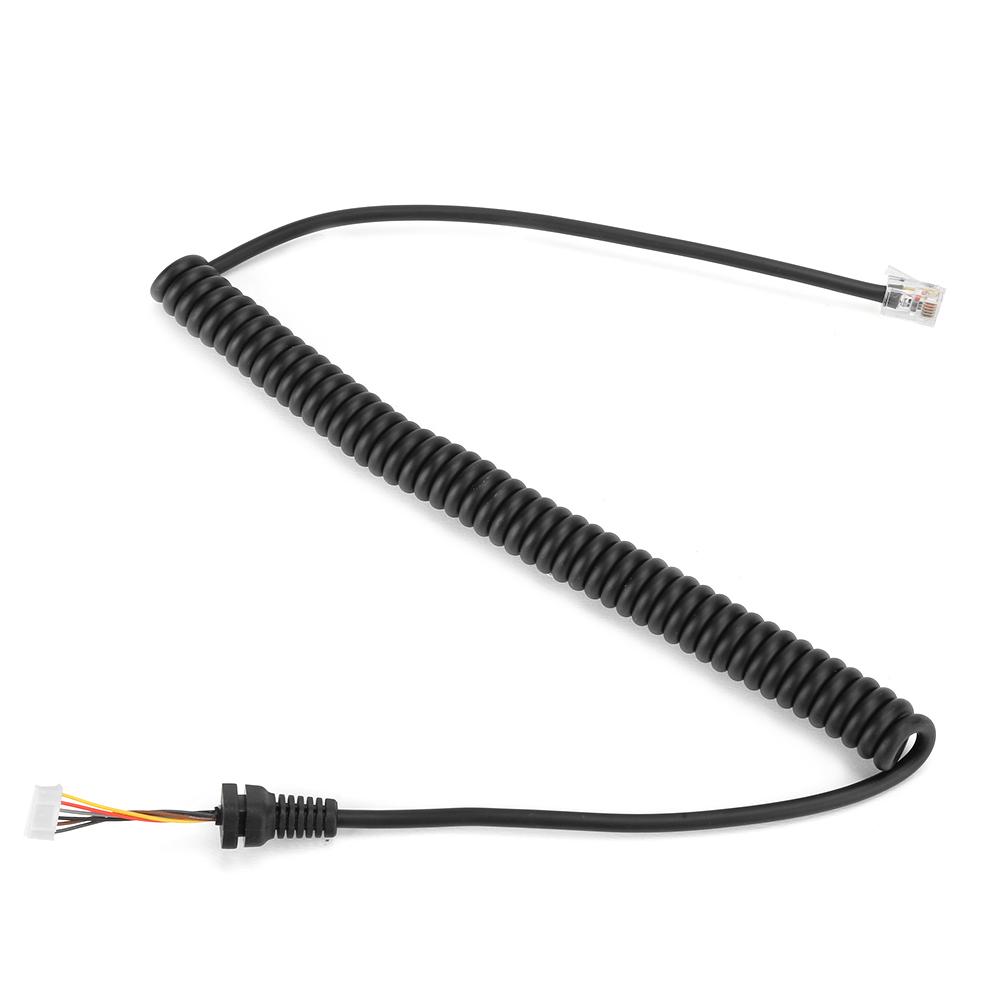 6 Pin Microphone Cable Cord Wire Line for YAESU FT‑7900R FT‑8900R Car Radio MH‑48 Speaker