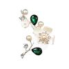 1Pc Elegant Plum Brooch Jewelry Bouquet Large Safety Pin Gift KTJ