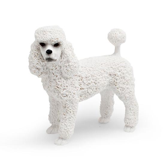 Simulated Dog Model PVC Pug Schnauzer Poodle Labrador Cocker Spaniel Figurine Statue Sculpture Decoration Ornament Educational Animal Toy