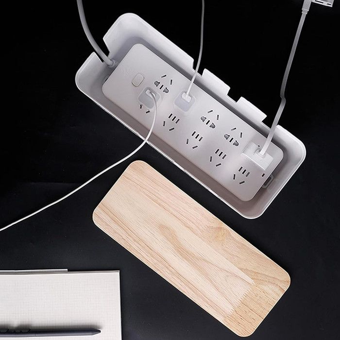 Aufbewahrungsbox Kabelmanagement - Unisex - Weiß - Große Kapazität - Sicher - Modernes Design