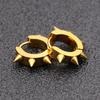 1Pair Personality Rivet Titanium Steel Punk Stud Earring Gothic Hoop Earrings Fashion Unisex Sharp Needle Ear Buckle