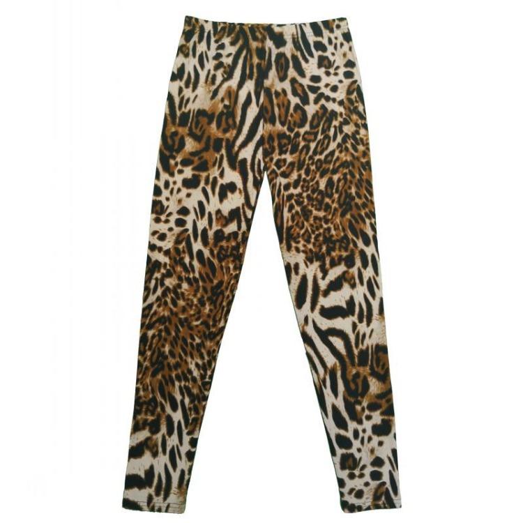 Leggings Skinny Leopardati Vita Alta Comodi ed Eleganti Vendita Calda Elasticizzati da Donna