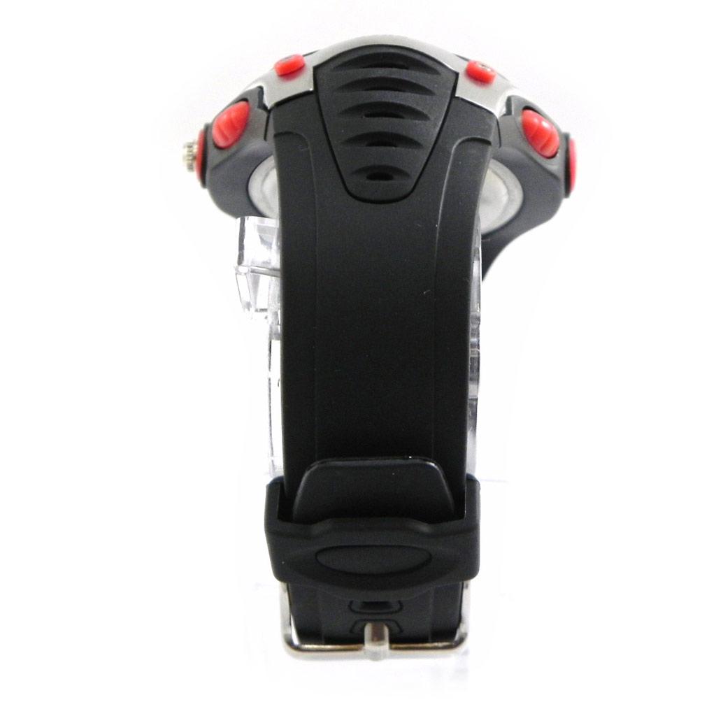 Les Trésors De Lily [I1058] - 'Busy' Red Black Sports Watch