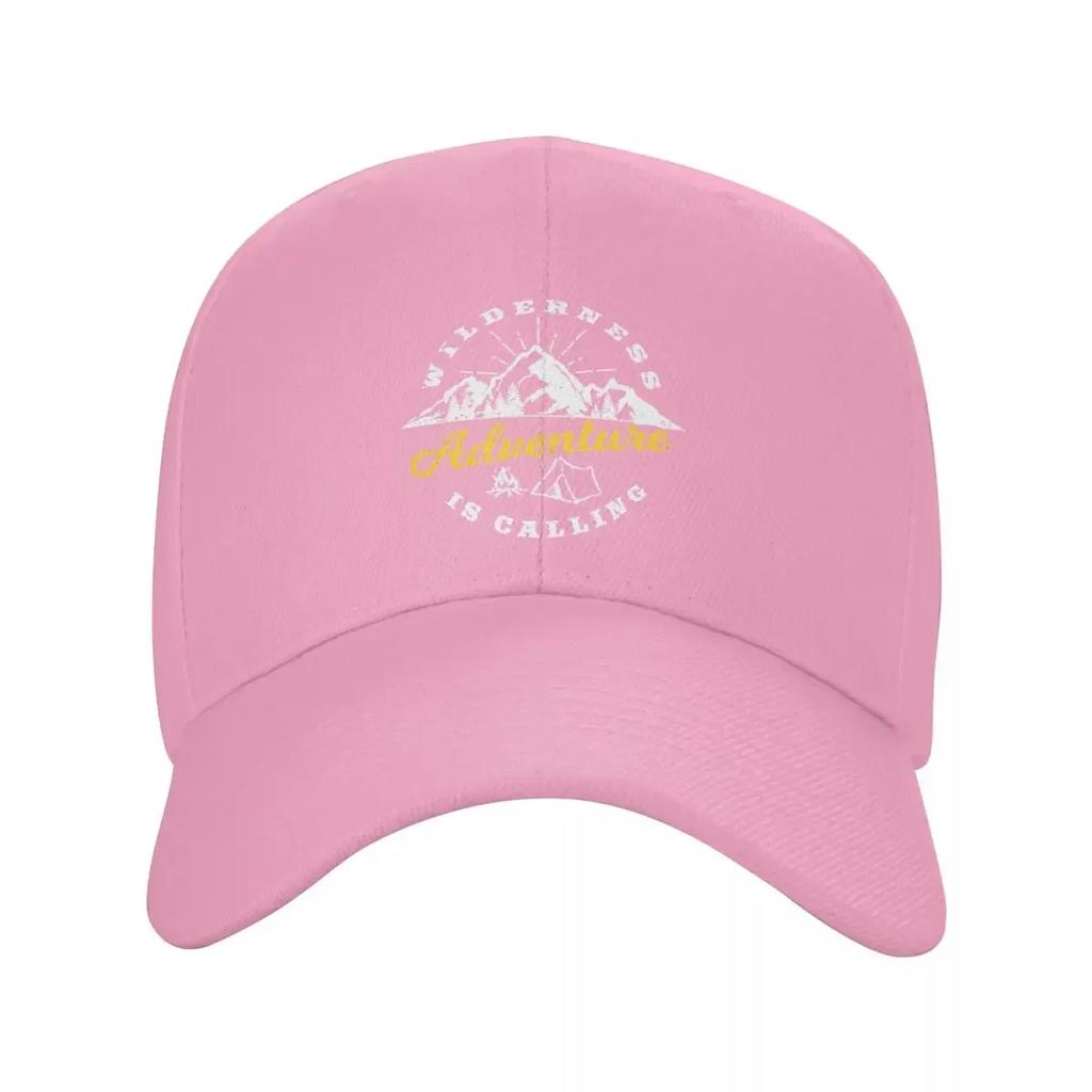 Custom Wilderness Adventure Calling Baseball Cap for Unisex Women Adjustable Explore Camping Dad Hat Sun Protection Snapback C