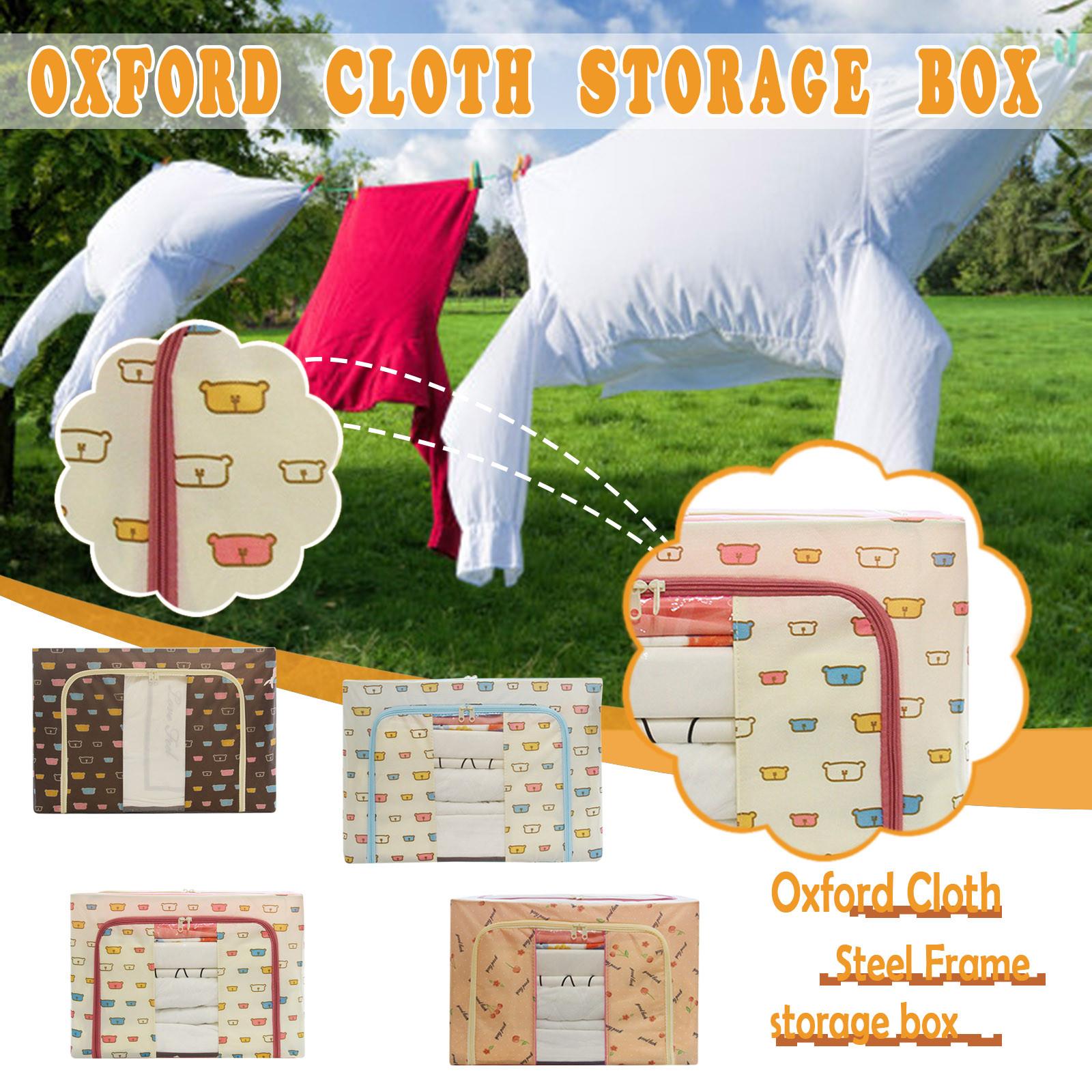 

Large Capacity Clothes Storage Bag Organizer with Thick Fabric for Comforters