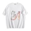 3D Metallic Gradient ''M'' Graphic T-Shirt