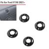 Carbon Fiber Interior Lock Pin Door Ring Cover Frame Trim For Ford F150 2009-14