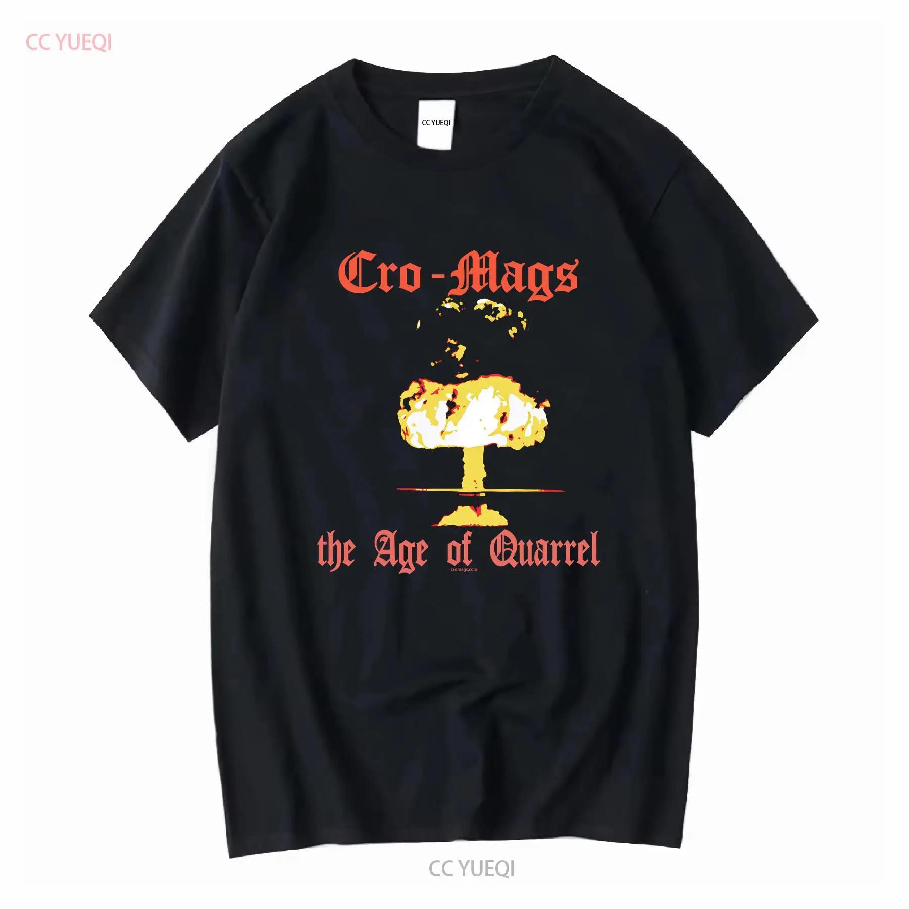 Cro mags Age Of Quarrel Hardcore Punk T Shirt Full Size S 5XL long or short sleeves vintage Washed Comfortable Stylish S разноцветный