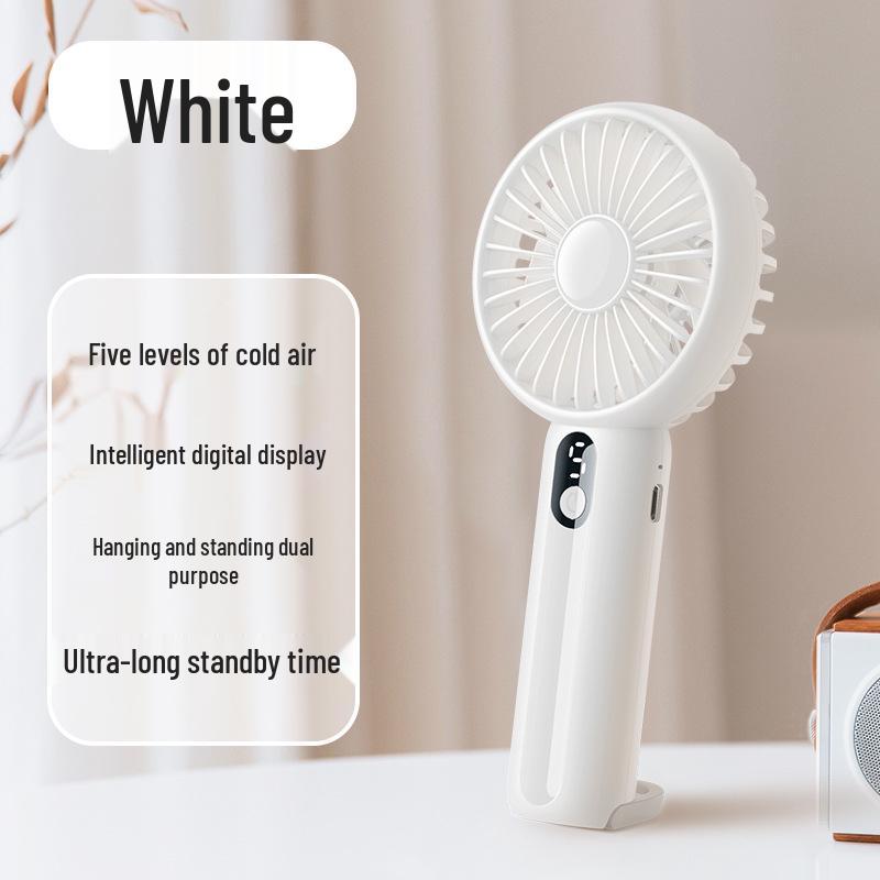 

Portable Mini Fan: USB Rechargeable, Silent, Long Battery Life, Waist-Hanging, Handheld Electric Fan for Outdoor Use 3000mAh