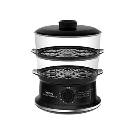 Tefal Steamer | Vc140135 | Black | 900 W | Number Of Baskets: 2 | Warranty (Months): 24