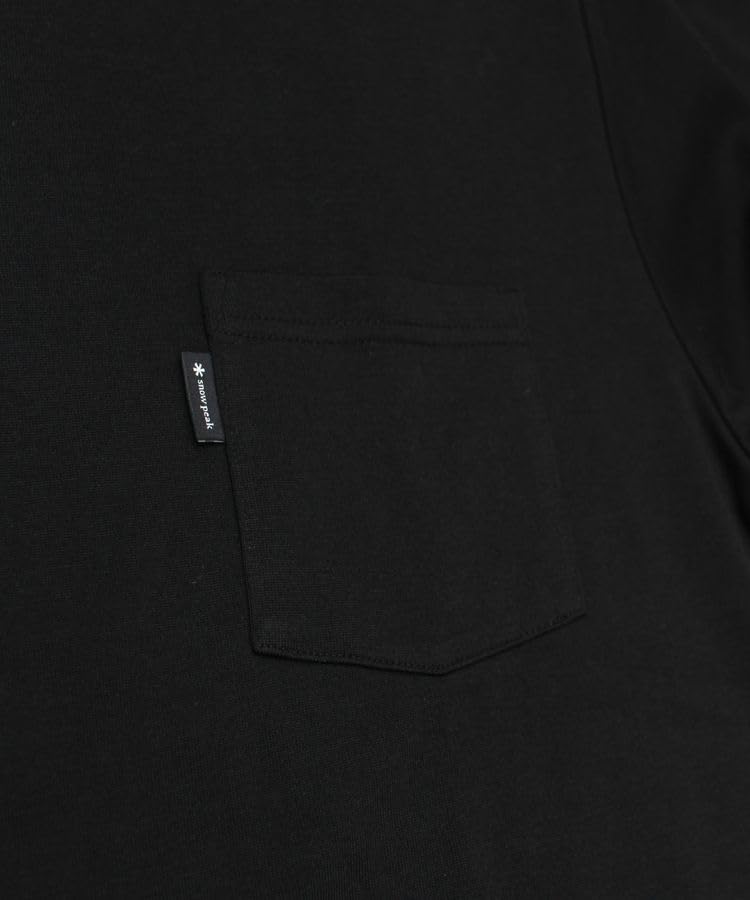 Snow Peak Living Shell Long Pro. L/S T-shirt EC-TS-25AU013, Cut and Sew, Long Sleeve T-shirt, Men's and Women's, White, Size M