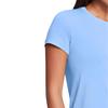 Under Armour Vanish Seamless Solid Loose Short Sleeve T-Shirt Women Tops Sky-Blue 1384406-465