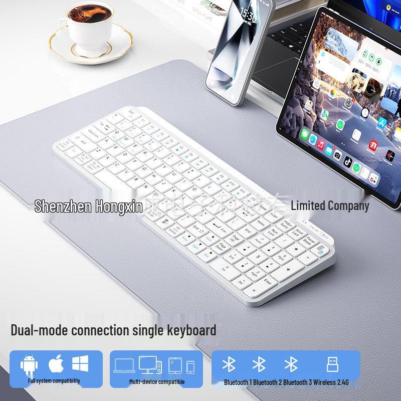 

Multi-Device Wireless Keyboard & Mouse: Seamlessly connect to laptops, desktops, tablets, and phones with three-mode and dual-mode compatibility.