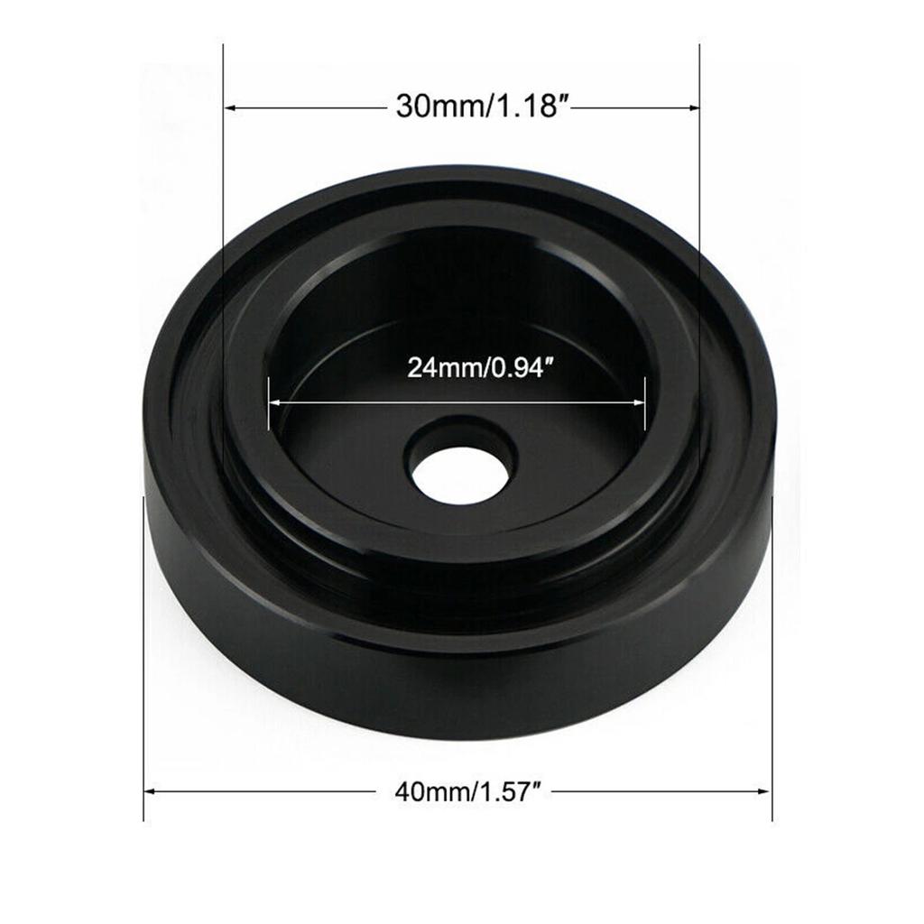 1 Set Spina Cieca Tergicristallo Posteriore Nero Adatto per VW Golf Sharan Caddy Scirocco T4 T5