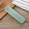 Tableware Box Portable Cutlery Case Spoon Fork Storage Box Students Household Dinnerware Bag Multicolor Transparent Cover