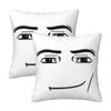 The Man Face 2 Pcs Square Pillowcase Pillow Cover Cushion Decor Comfort Throw Pillow For Home Car