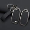 Zinc Alloy Leather Car Key Case For Volvo Xc90 Xc70 S80 S60 S40 V70 V50 C30 C70 5 Buttons Remote Cover Shell Keychain Accessorie