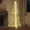 Christmas Tree with 240 LEDs Warm White 180 cm Acrylic