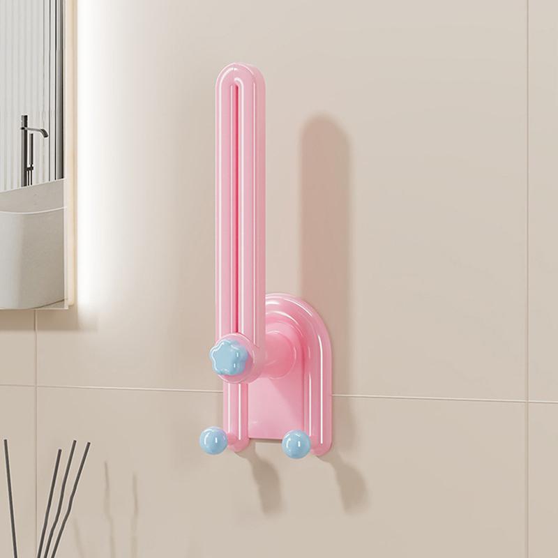 1 шт. Пластиковый крючок для хранения повязок для волос L-образной формы, экономящий место, держатель для демонстрации резинок для волос, водонепроницаемая стойка для хранения скранчи, кухня