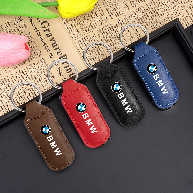 Leather Car Keychain Keyring Anti-Loss Key Holder Gift For BMW 1 2 3 4 5 7 Series X1 X3 X4 X5 X6 X7 F10 F20 F30 G20 G30 F15 F16 cyfp80