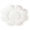 25Pcs Plastic Nail Art Paint Color Mixing Palette Plate Disk Essential Tool