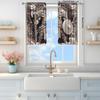2 Panels Horde Warrior Relief Pattern Window Curtains    Distinctive Printed Curtains   Suitable for Gifting To Family and Friends