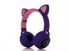 Cat Ear Luminous Bluetooth Headset: Over-Ear Wireless Headphones Compatible with Mobile Phones