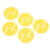 5Pcs Diving Line Marker Cave Dive Marker     Rope Line Marker PVC Round Shape for Underwater