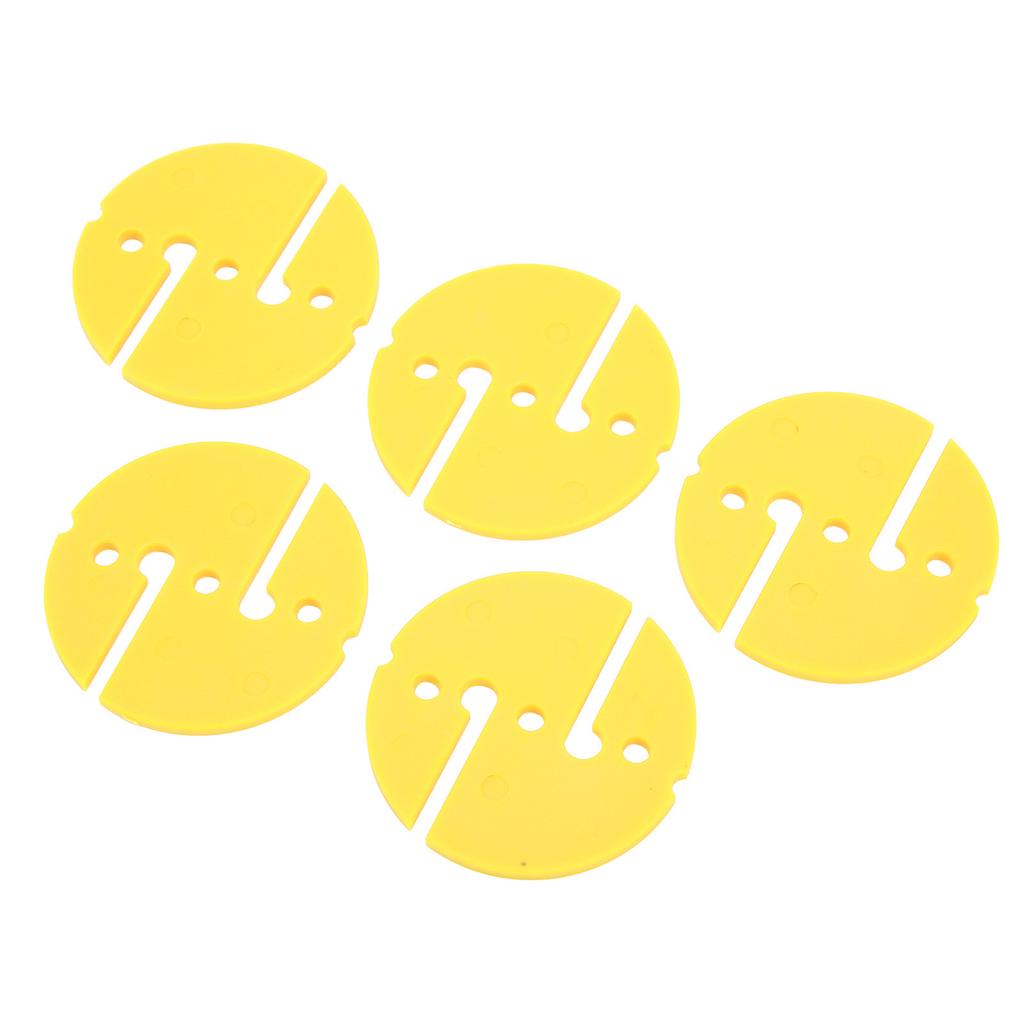 5Pcs Diving Line Marker Cave Dive Marker     Rope Line Marker PVC Round Shape for Underwater