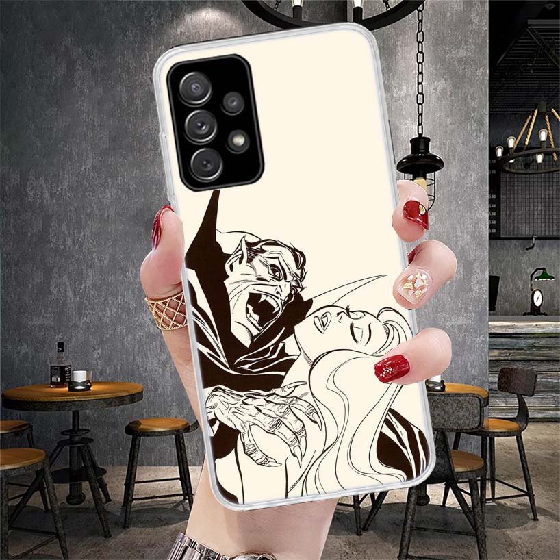 

Gothic Vampire Scarlet Art Soft Phone Case For Samsung Galaxy S22 S23 S24 S25 Edge S26 Ultra S20 FE S21 Plus + Fundas Coque Gala Samsung S25 Ultra