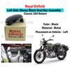 Royal Enfield "New Classic 350" Glossy Black "Oval Box Assembly" Left Side