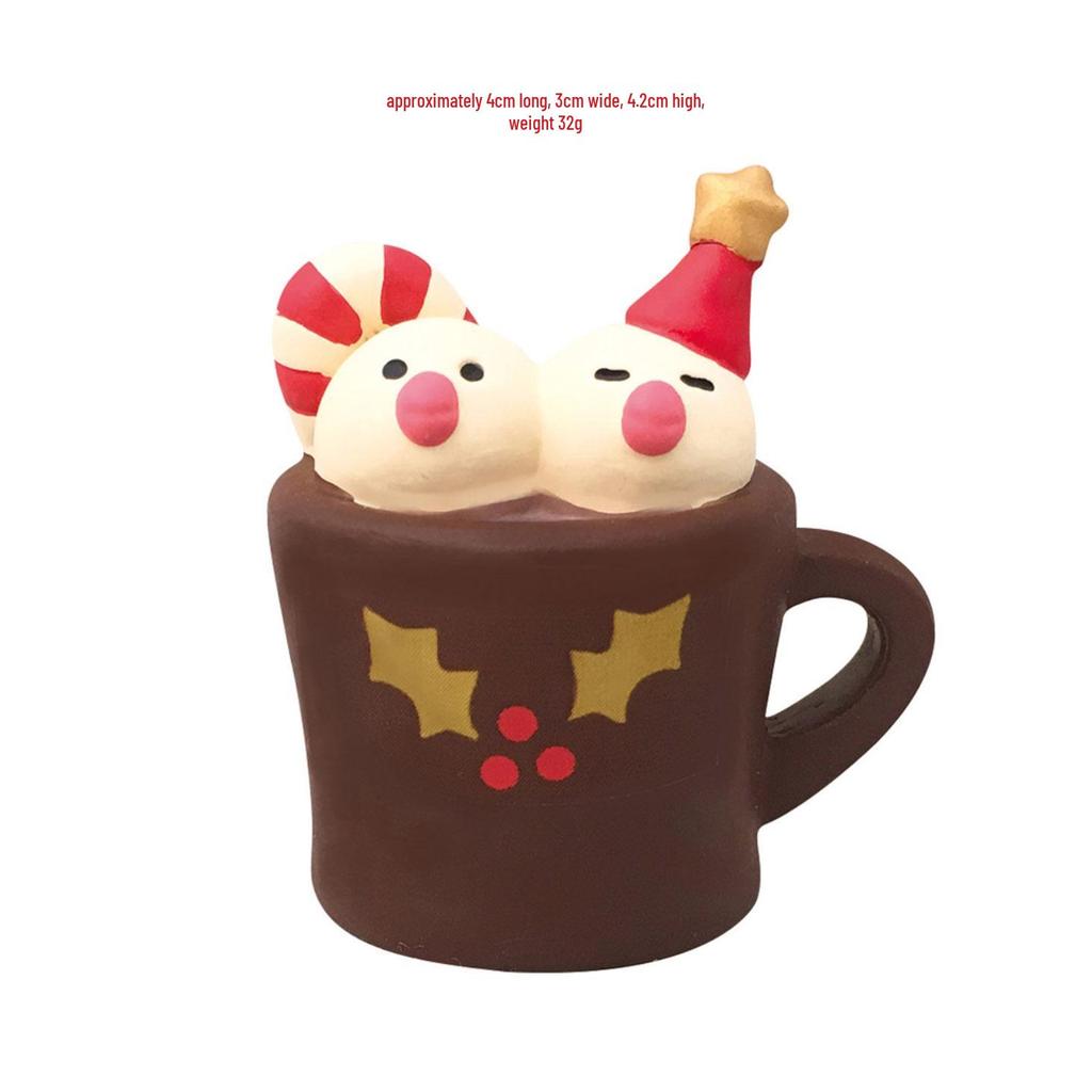 Japanese Cat Santa Claus Miniature Gifts - DIY Resin Crafts Ornaments