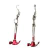 Halloween Bloodstain Scissors & Axe Dagger Earrings for Women - Exaggerated Party Accessories