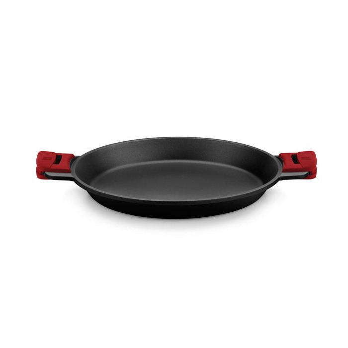 Poêle à paella - bra - premiere - 36 cm - fonte d'aluminium - antiadhésif - rouge