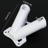 Wall Mount Flag Holder with Adjustable Angle Flagpole Base Suitable for Secure Garden Patio Truck Boat Installation