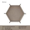 Hexagonal Velvet Foldable Dice Storage Tray