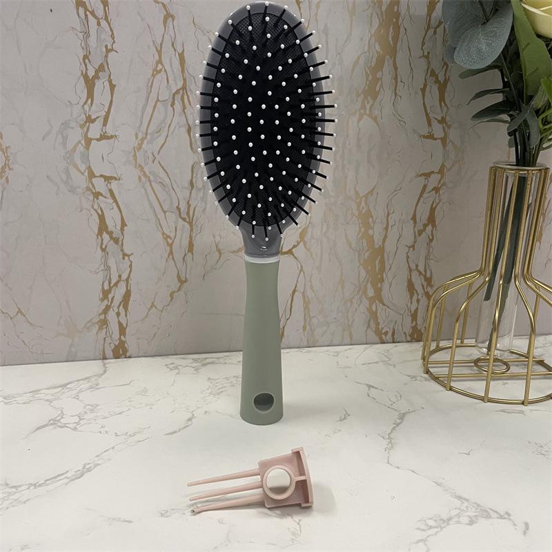 Peigne Coussin de Massage Antistatique pour Cheveux Longs ou Bouclés