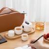 Nanshan Zen White Portable Kung Fu Tea Set