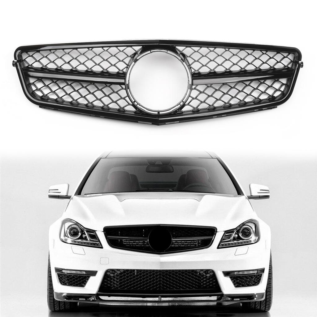 For Benz C-Class W204 C300 C350 2008-2014 Front Bumper Grille Grill
