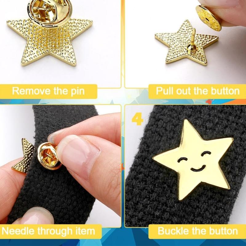 10 Bucăți Insigne Amuzant cu Zâmbete pentru Pălării Genți Proiecte Margini Sigure Accesorii de Modă Materiale din Aliaj