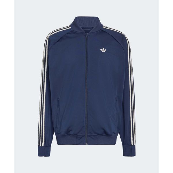 adidas Originals Sst Britcore Loose Fit Sports Zip Stripe Jacket Men Jackets HZ3779