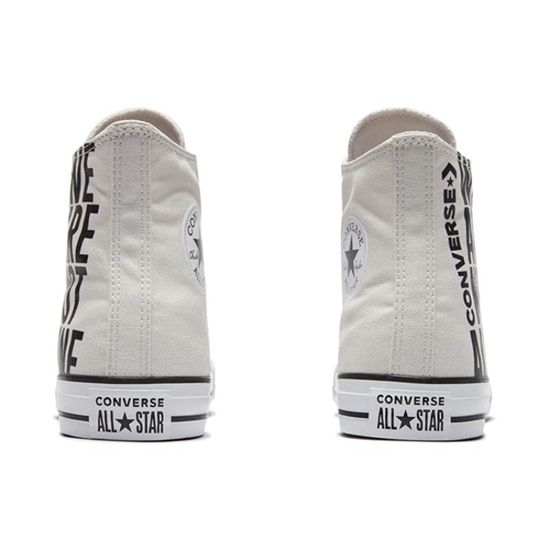 Converse Chuck Taylor All Star "We Are Not Alone" High-top Canvas Shoes Unisex Pure White