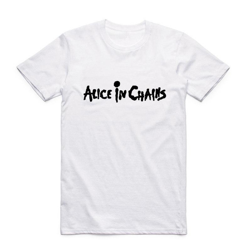 

Asian Size Men And Women Print Alice In Chains Sun Fashion T Shirt O-Neck Short Sleeve Summer Heavy Metal Band T-shirt HCP987 4XL