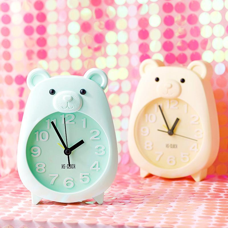 Cartoon bedside alarm clock creative lazy alarm clock shape children student gift home decoration boutique store