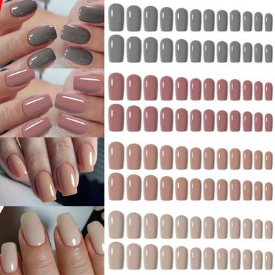96pcs Matte False Nails Long Square and Ballerina Press On Nails Manicure Fake Nials  Women