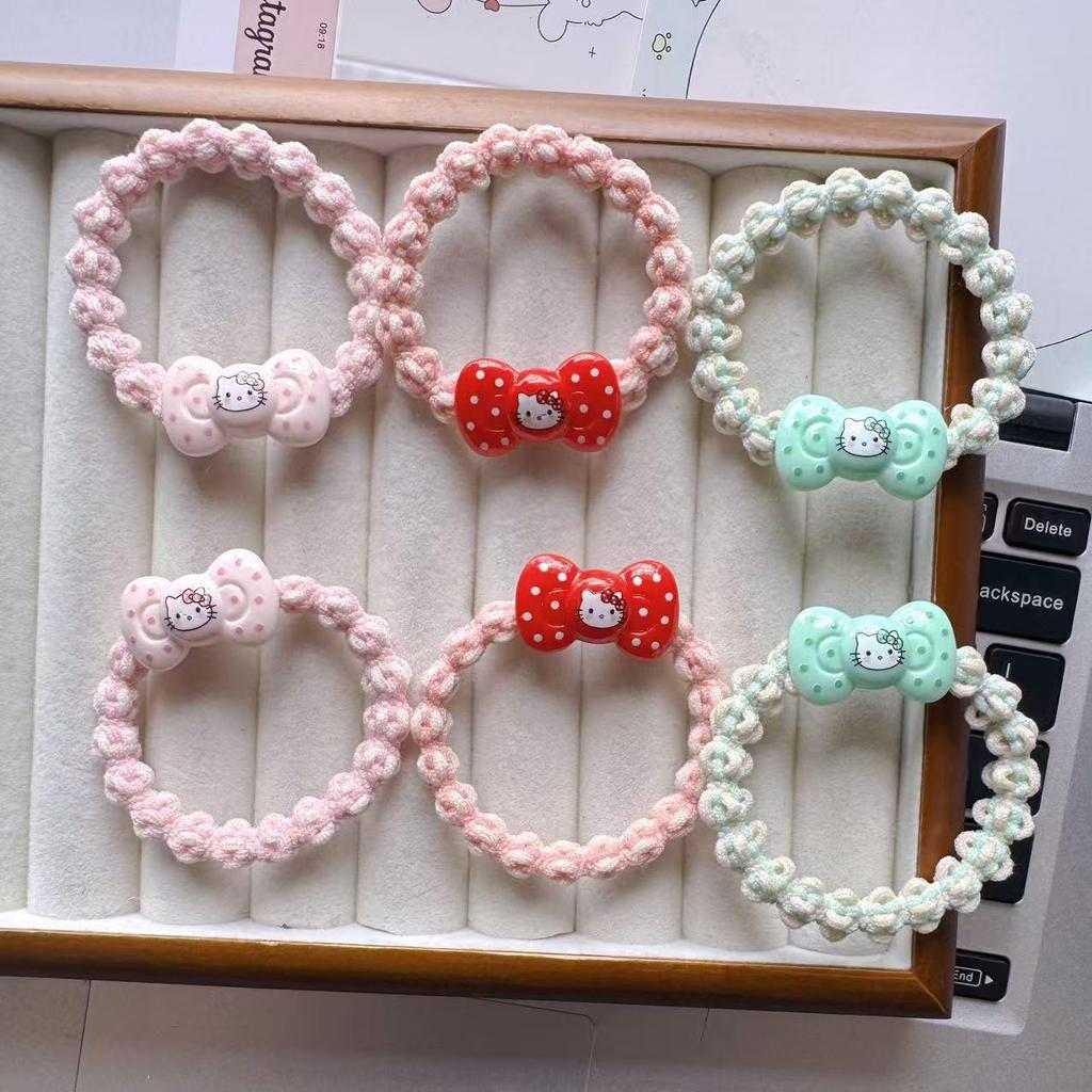 Cute Cartoon Butterfly Hair Tie - Sweet Girl & Bestie Rubber Band Hair Accessory