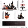 3D Ghost Castle Desktop Ornament Cartoon Halloween Decoration Stand  Scene Layout