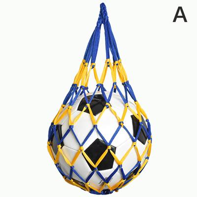 Football Net Bag Nylon Bold Storage Bag Single Ball Carry Portable Equipment